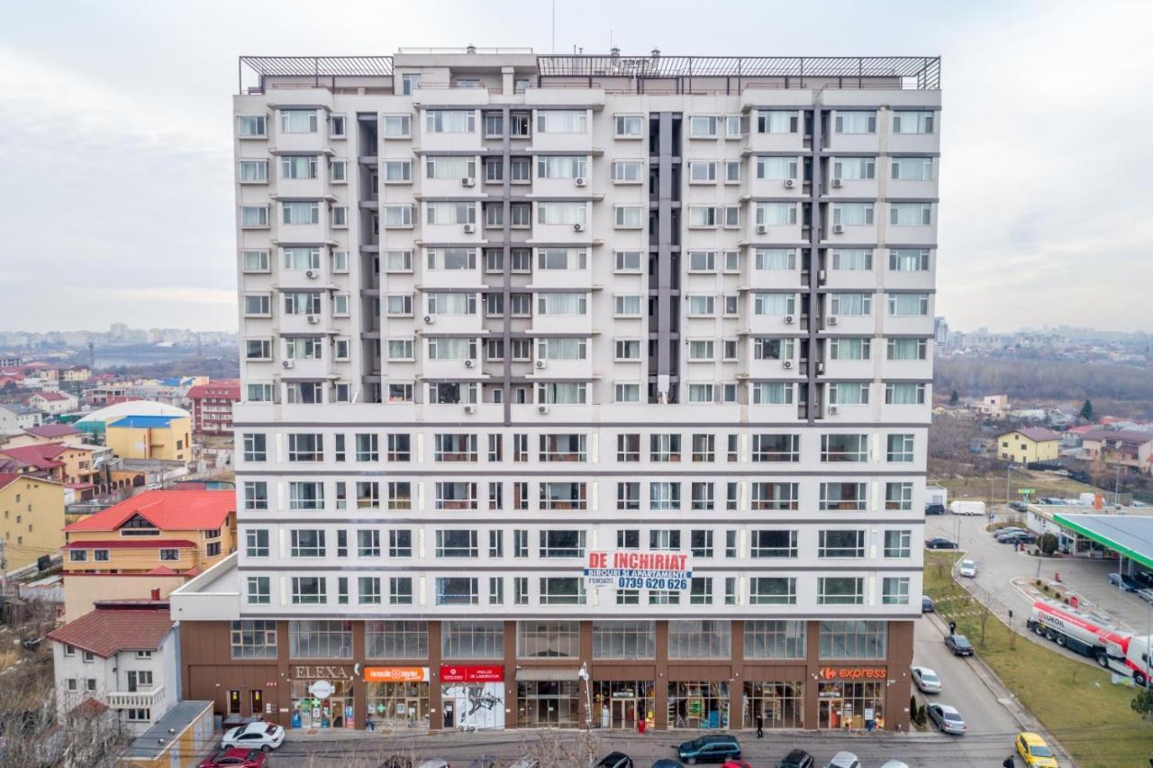 Aparthotel SIR Fundeni Tower Boekarest Buitenkant foto