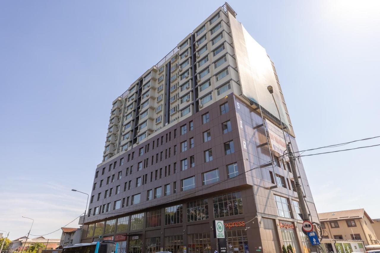 Aparthotel SIR Fundeni Tower Boekarest Buitenkant foto