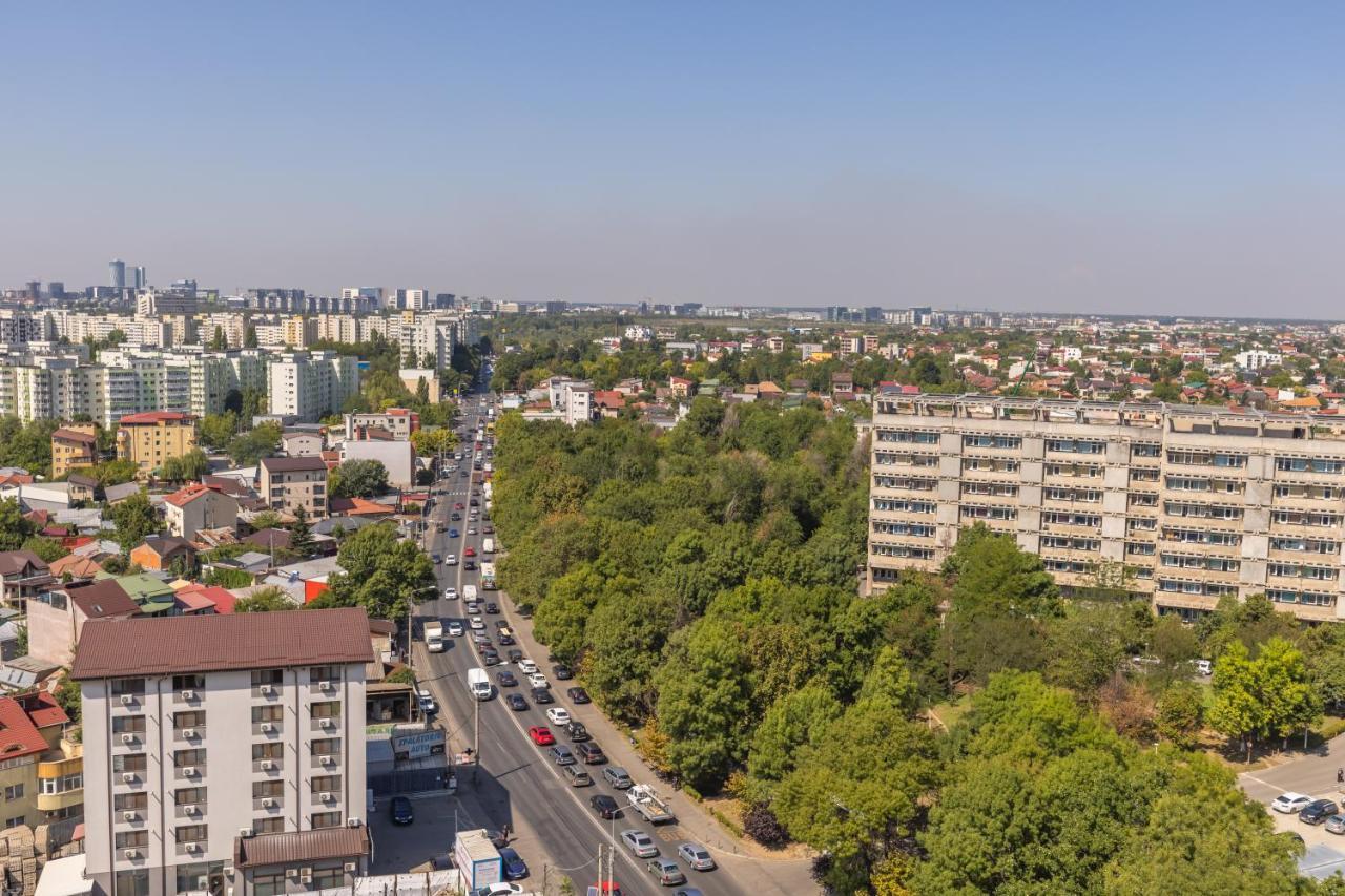 Aparthotel SIR Fundeni Tower Boekarest Buitenkant foto